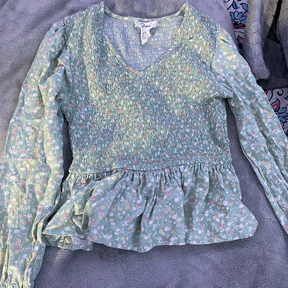 Smocked blouse